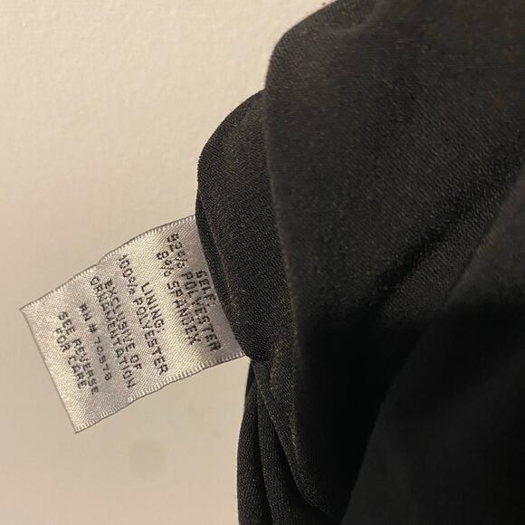 Cache Bodycon Ruched Mini Dress US 2 Black Open Back Rhinestone Party Black Tie - Picture 9 of 11